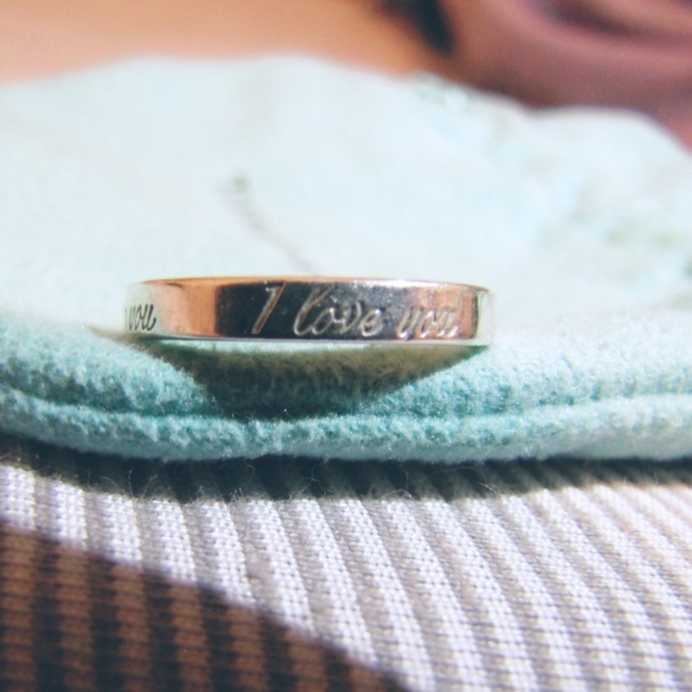 Tiffany & Co “I Love You” ring (retired)